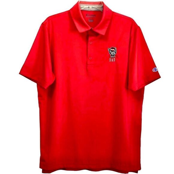 Champion NC State Dad Performance Polo in Red Men’s M - Picture 2 of 8